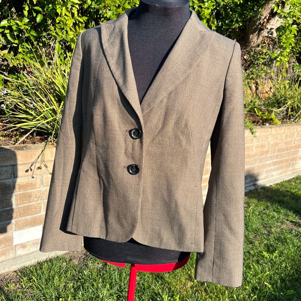 Ann Taylor Petite Tweed Blazer